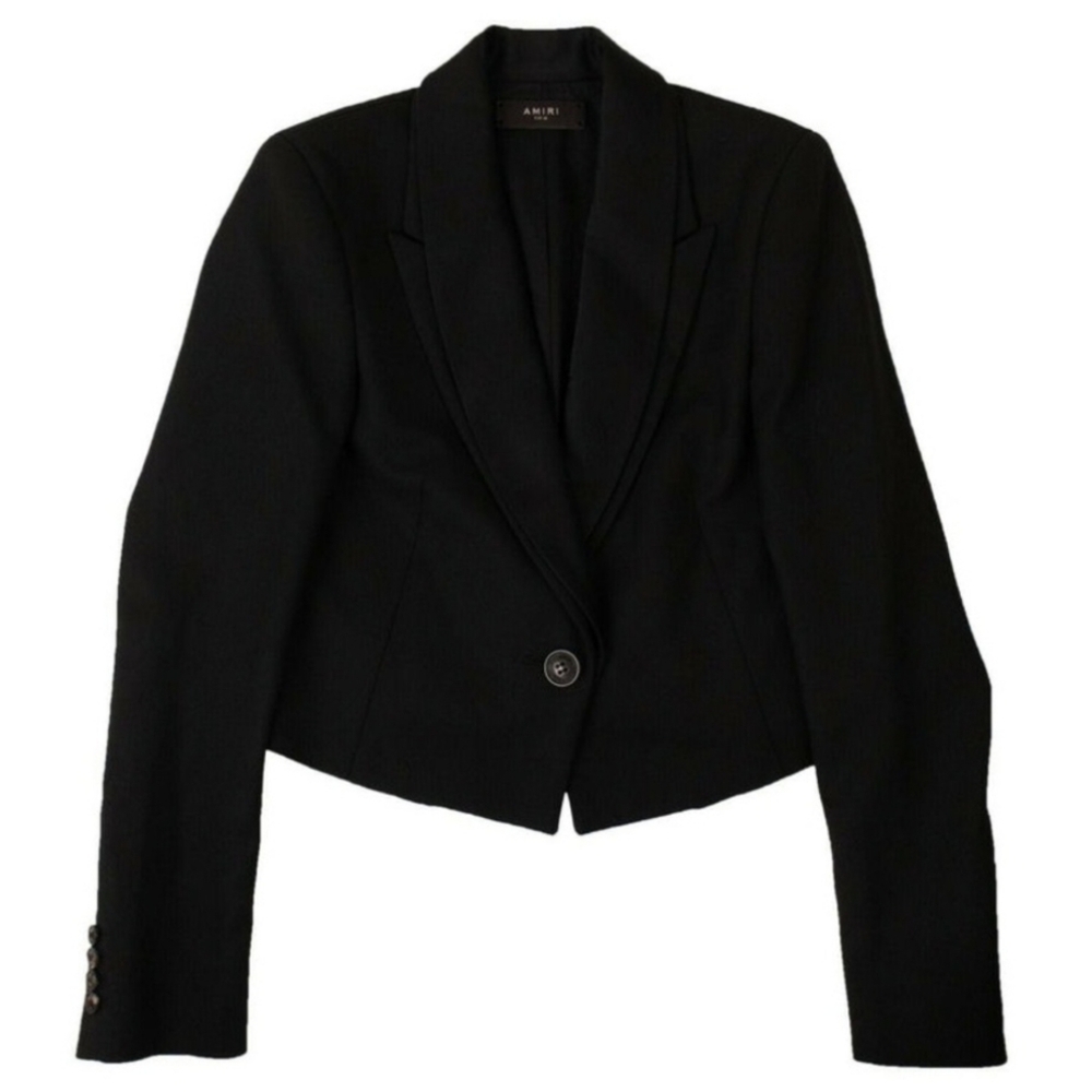 Amiri Double Collar Jacket Blazer - EU 42 , Black